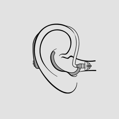 işitme cihazı kulak kanalına itme